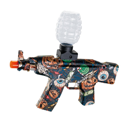 Mitraliera De Jucarie Electrica Cu Bile De Hidrogen De Gel, Gun Bluster, Tragere In Rafala, Varsta Peste 6 Ani, Ochelari De Protectie, 5000 De Bile Incluse, Cablu De Incarcare, Ak47