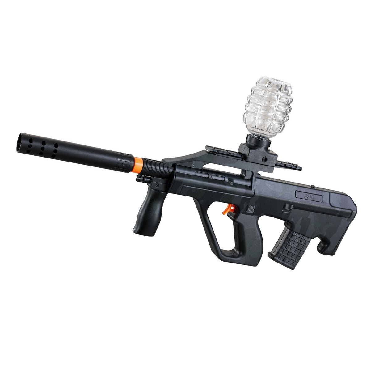 Mitraliera De Jucarie Electrica Cu Bile De Hidrogen De Gel, Gun Bluster, Tragere In Rafala, Varsta Peste 6 Ani, Ochelari De Protectie, 5000 De Bile Incluse, Cablu De Incarcare, Aug