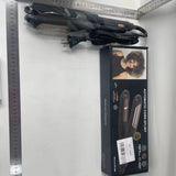 Placa pentru Ondularea Parului, Vivimall, din Ceramica, Max 210 Grade, Lumina LED, 2 Setari de Temperatura, Functie de Blocare, 31x3.5 cm, Negru - vivimall.ro