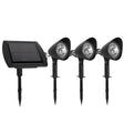 Lampa Solara De Tip Decoratiune Pentru Gradina, Model 3 Felinare, Alb Rece - vivimall.ro