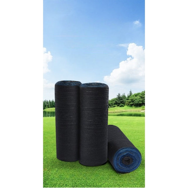 Plasa De Umbrire Neagra, Latime 2 M, Lungime 50 M, Protectie Uv, Grad De Umbrire 50-55% - vivimall.ro