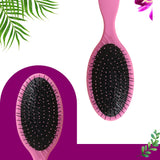 Pieptene cu Perna de Aer pentru Par, Flippy, Plastic ABS+Nylon, 22x7 cm, Roz