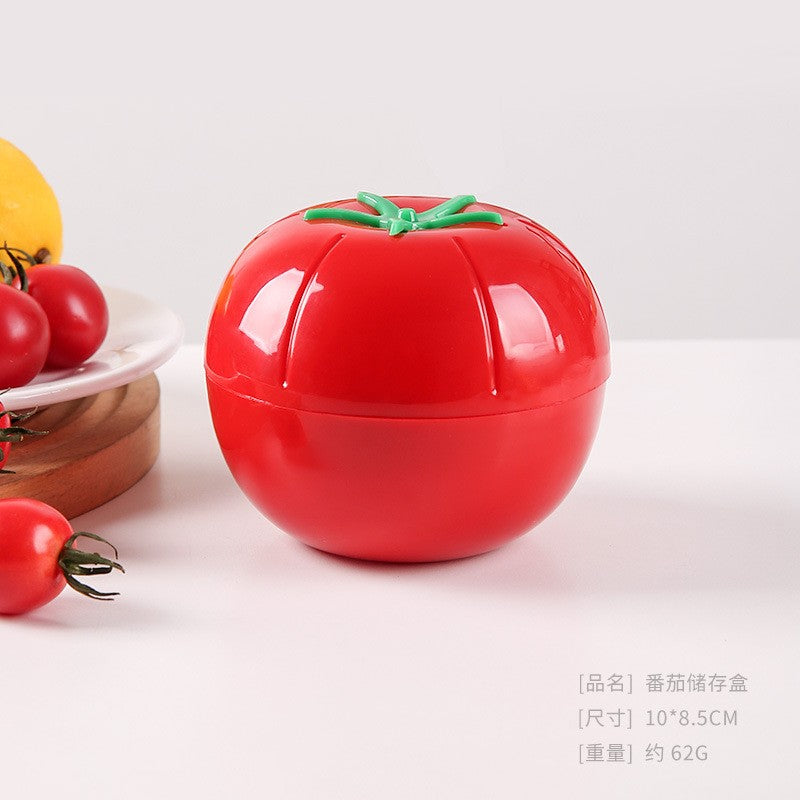 Cutie de depozitare si pastrare a alimentelor, Plastic, Vivimall, Model Rosie, 10x10x8.5 cm, Rosie - vivimall.ro