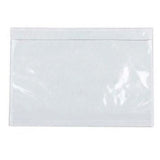 Plic C5 autoadeziv transparent cu factură în interior, detaliu material polietilenă durabilă