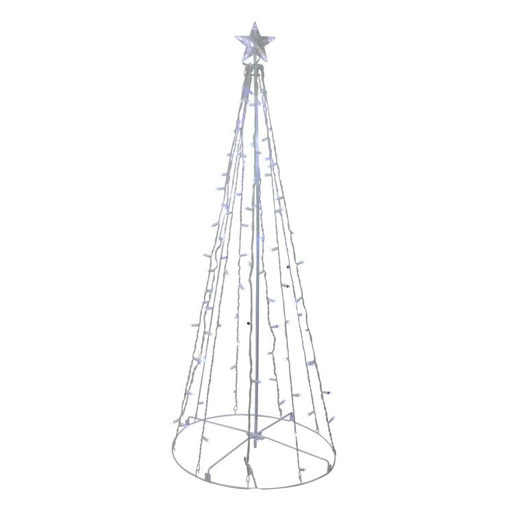 Pom luminos decorativ, Vivimall, 480 Led, lumina colorata+flash, 1.8 M - vivimall.ro