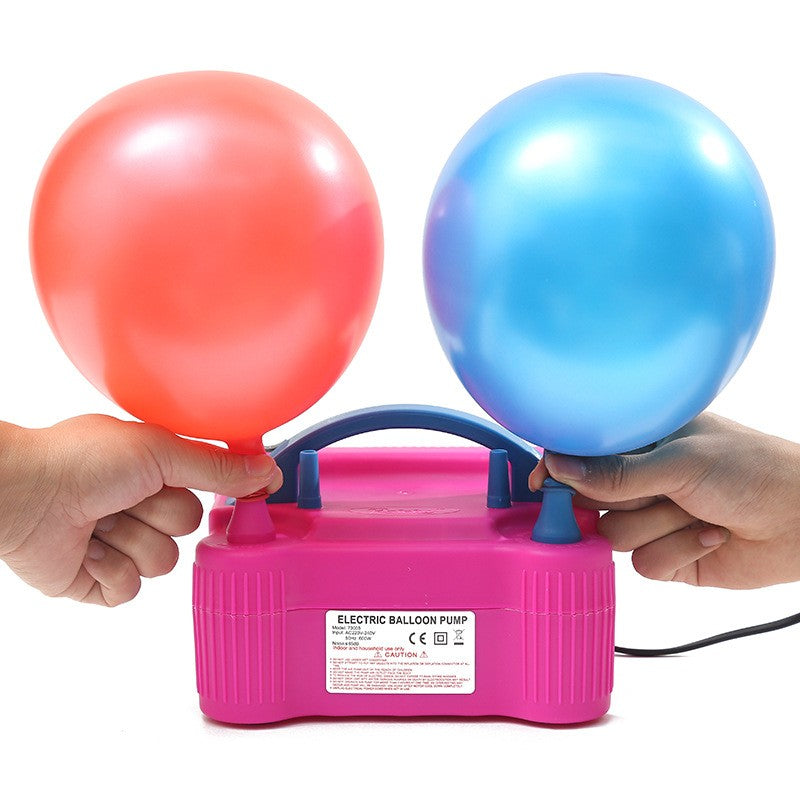 Pompa Electrica Pentru Umflat Baloane, 600 W, Roz Cu