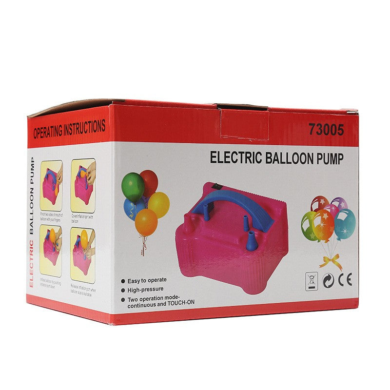 Pompa Electrica Pentru Umflat Baloane, 600 W, Roz Cu