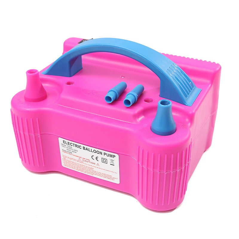 Pompa Electrica Pentru Umflat Baloane, 600 W, Roz Cu