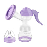 Pompa De San Manuala Multifunctionala, Portabila, Cu Tetina Pentru Biberon, Anti-Scurgere, Anti-Reflux, 150 Ml, Silicon, Recipient Transparent