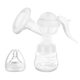 Pompa De San Manuala Multifunctionala, Portabila, Cu Tetina Pentru Biberon, Anti-Scurgere, Anti-Reflux, 150 Ml, Silicon, Recipient Transparent
