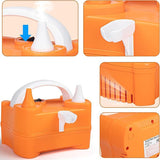 Pompa Electrica de Umflat Baloane, Flippy, cu Doua Iesiri, 220V, Putere 400W, Accesorii petrecere, Portocaliu