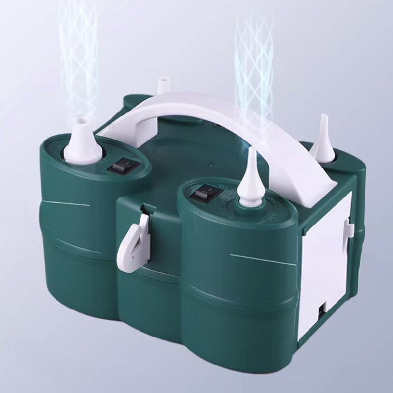 Pompa Electrica De Umflat Baloane, Cu Doua Iesiri, Accesorii Incluse, 220V, Putere 600W, Accesorii Petrecere