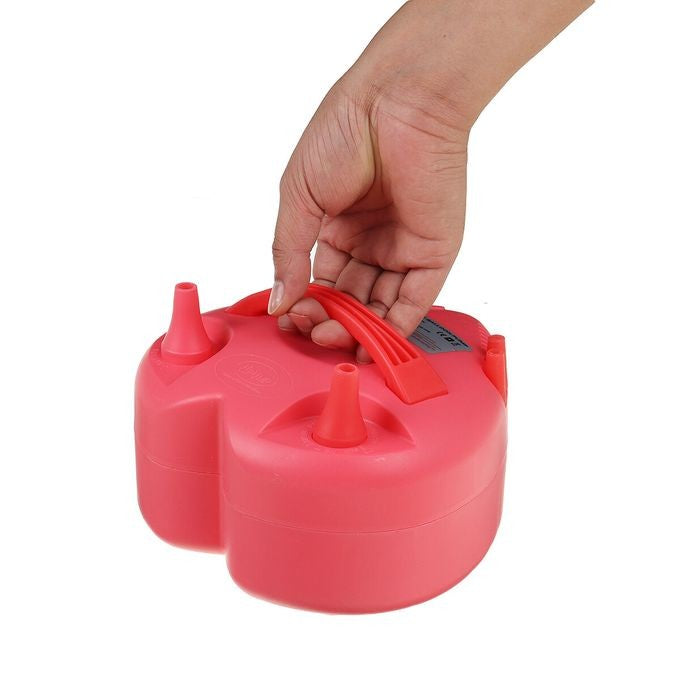 Pompa Electrica Pentru Umflat Baloane, 600 W, In Forma De Inima, Doua Capete De Umflat, Din Plastic - vivimall.ro