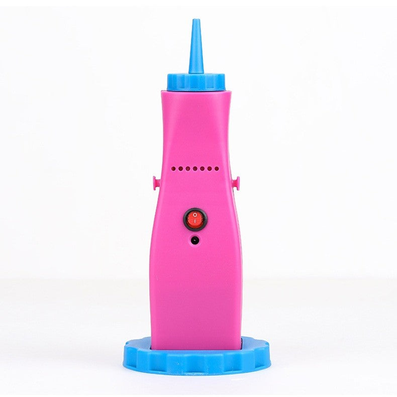 Pompa Electrica Pentru Umflat Baloane, Din Plastic, Cu Acumulator, Autonomie 3-4H, Portabila - vivimall.ro