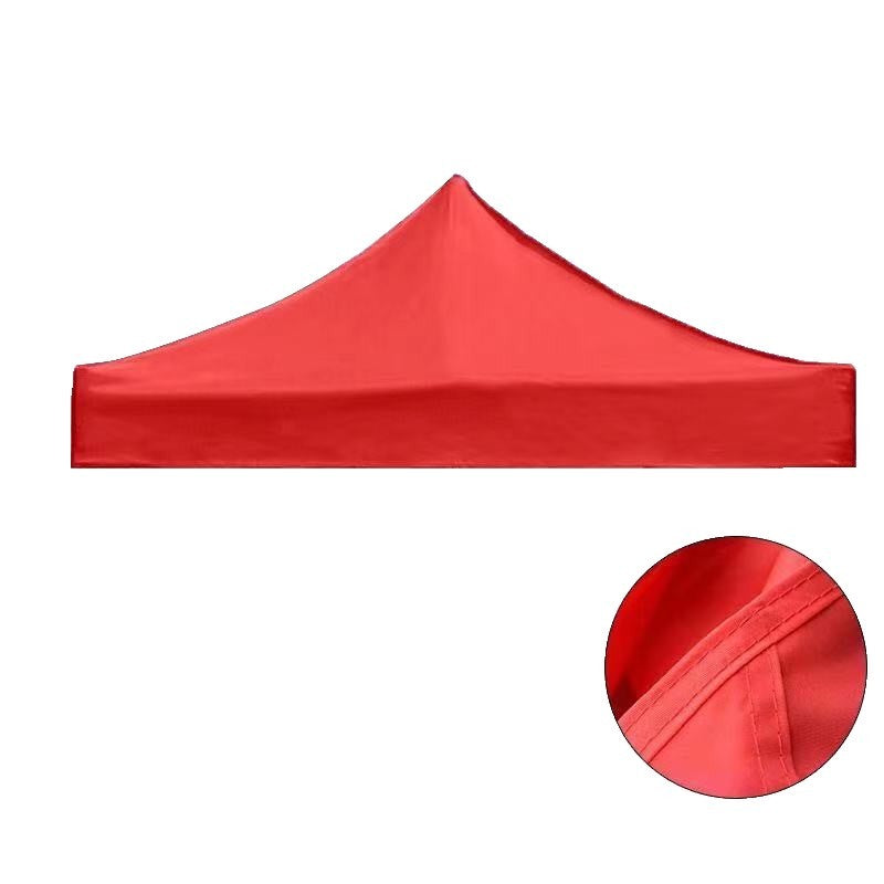 Colț prelată roșie pavilion 3x3 m cu sistem de fixare pe tijă de susținere 80 cm