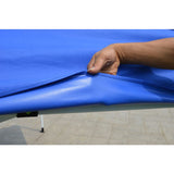 Prelata/copertina pentru acoperis cort tip pavilion Vivimall, 3 x 3 m, impermeabila, invelis din material textil oxfort 700D, cauciucat Albastru - vivimall.ro