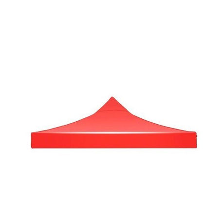 Prelata,copertina pentru acoperis cort tip pavilion Vivimall, 3 x 3 m , impermeabila, invelis din material textil oxfort 700D, cauciucat Rosu, Resigilat - vivimall.ro