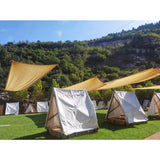 Prelata De Soare/ Copertina De Tip Parasolar, Patrata, 4X6 M, Galbena - vivimall.ro