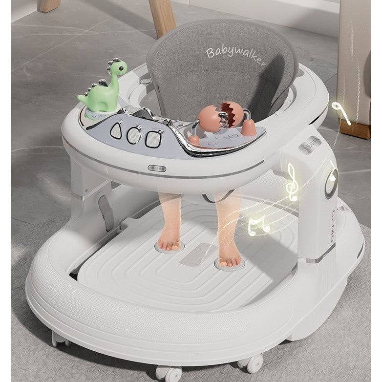 Premergator 4In1, Antemergator, Balansoar, Scaun De Masa, Functie Muzicala, Din Abs, Roti Universale, Inaltime Reglabila, Sistem Antirasturnare, Greutate Portanta 25 Kg, +6 Luni