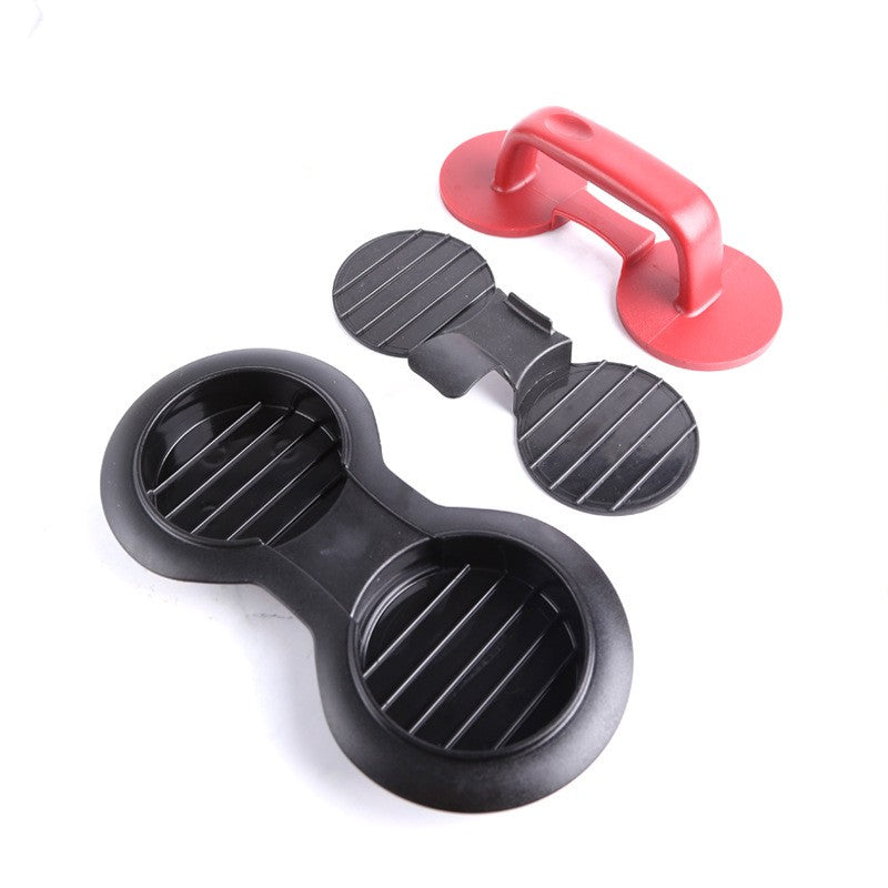 Presa dubla pentru hamburgeri 2 in 1, forma si presa, cu maner, material ABS, 20x10 cm, 140 g, negru - vivimall.ro