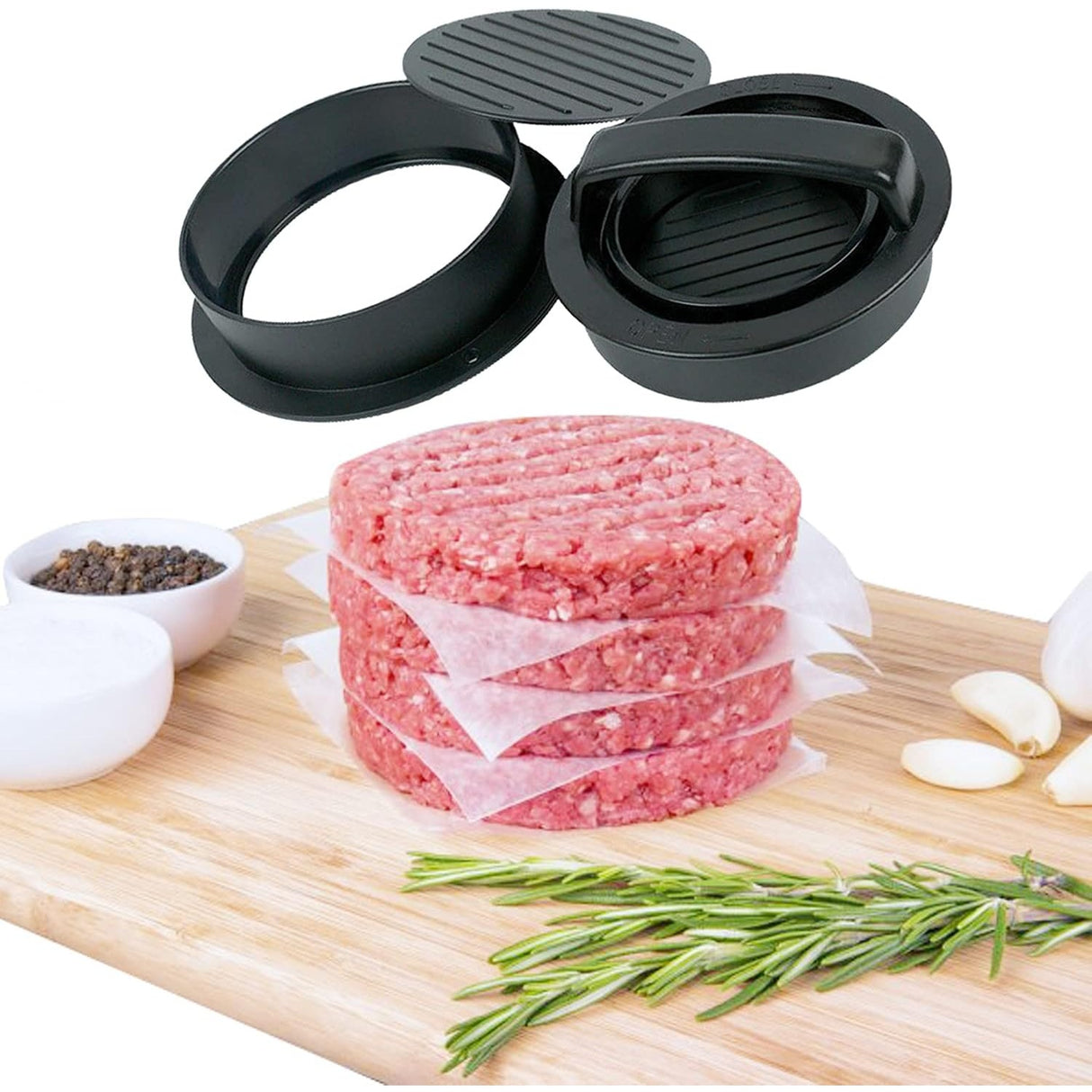 Presa dubla hamburger 2 in 1 | GrillEase - vivimall.ro
