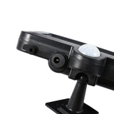 Lampa solara Vivimall cu senzor de miscare, 108 COB LED, 2 grile, ip65, negru