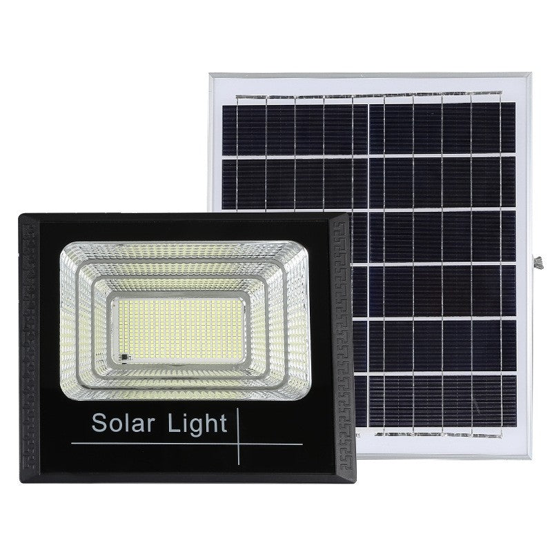 Proiector Led Smd 45W Cu Incarcare Solara, Panou Solar, Cu Telecomanda, Suport Prindere, Material Abs, 1.5Ah, 170 Led-Uri, 133Lm, 13.1X14.5 Cm, Negru - vivimall.ro