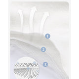 Prosop Absorbant, Flippy, din Bumbac, pentru Bebelusi, 19x28 cm, Model Panda, Alb