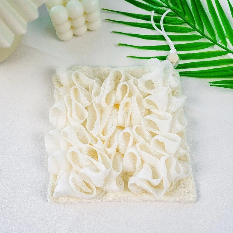 Prosop De Baie, 2In1, Cu Burete Din Plasa, 17 X 17 Cm - vivimall.ro