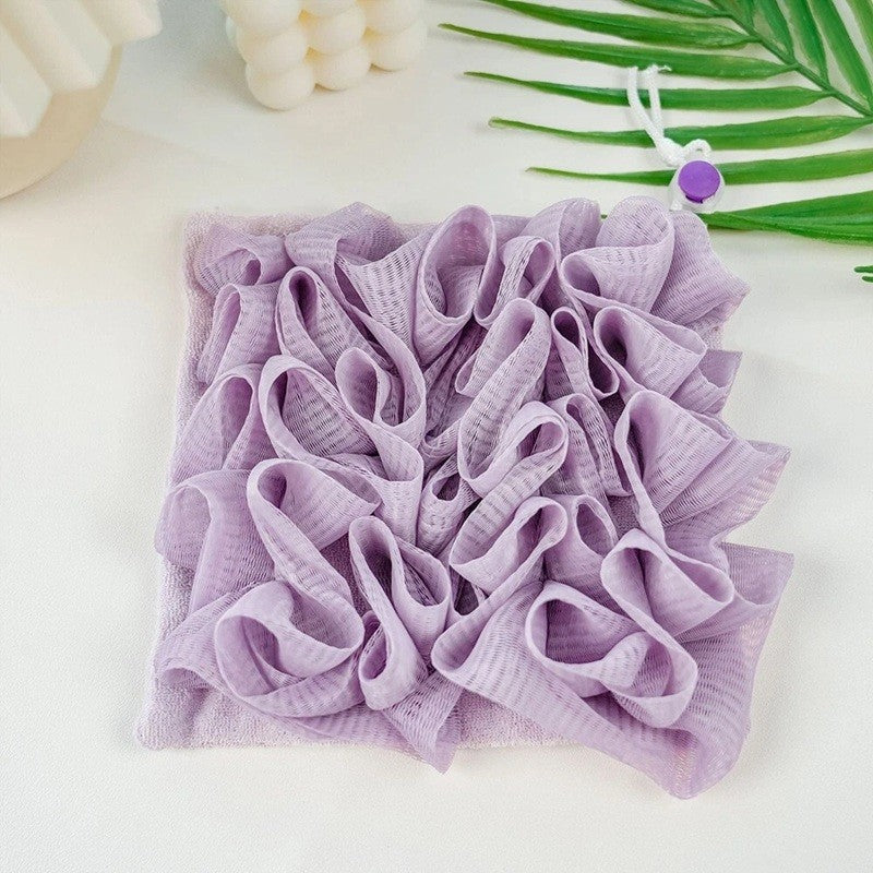 Prosop De Baie, 2In1, Cu Burete Din Plasa, 17 X 17 Cm - vivimall.ro
