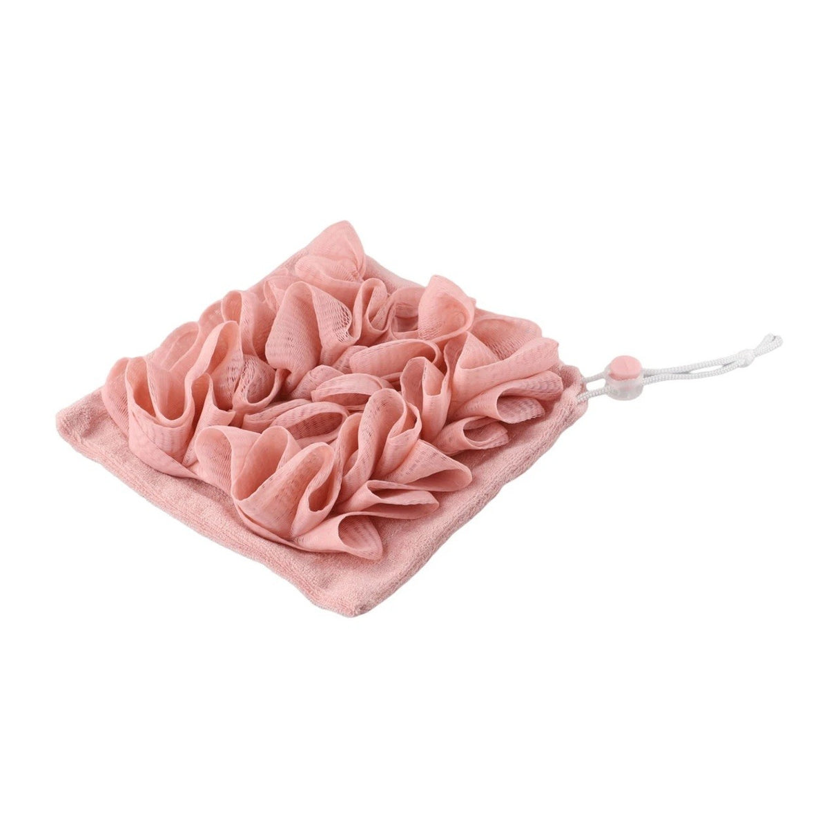 Prosop De Baie, 2In1, Cu Burete Din Plasa, 17 X 17 Cm - vivimall.ro