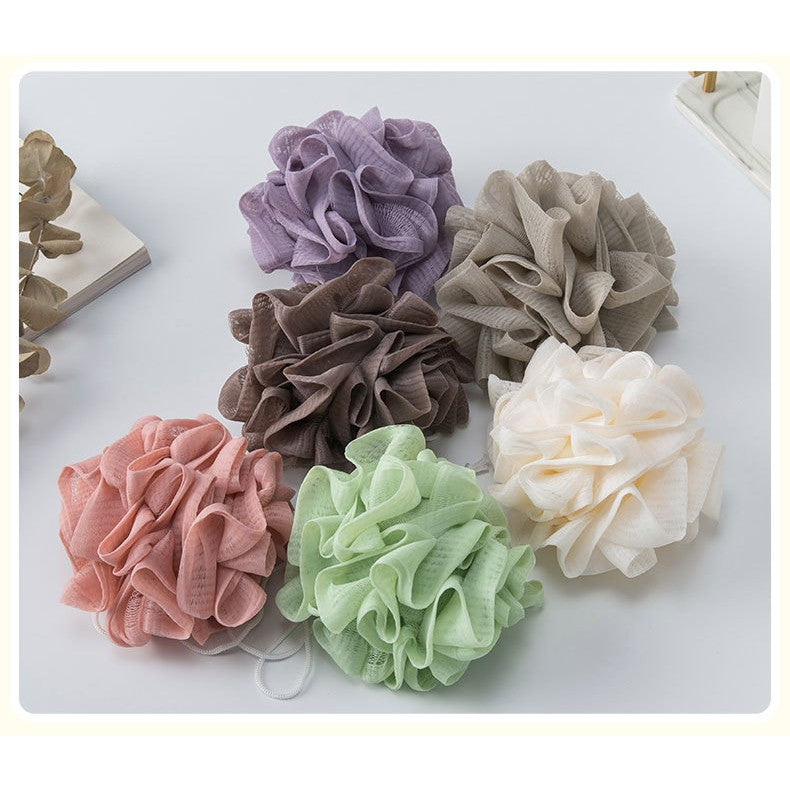 Prosop De Baie, 2In1, Cu Burete Din Plasa, 17 X 17 Cm - vivimall.ro