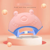 Viziera De Protectie Baie Pentru Copii, Fippy, Model Broasca, Dimensiune Ajustabila, Durabil, Usor De Curatat, Impotriva Samponului, Pentru Ochi Si Urechi, Tpe+Pp, 24X23 Cm - vivimall.ro