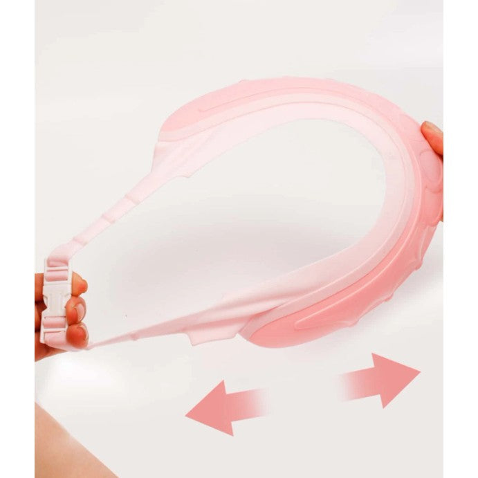 Viziera De Protectie Baie Pentru Copii, Fippy, Model Coronita, Dimensiune Ajustabila, Durabil, Usor De Curatat, Impotriva Samponului, Pentru Ochi Si Urechi, Tpe+Pp, 24X22 Cm - vivimall.ro