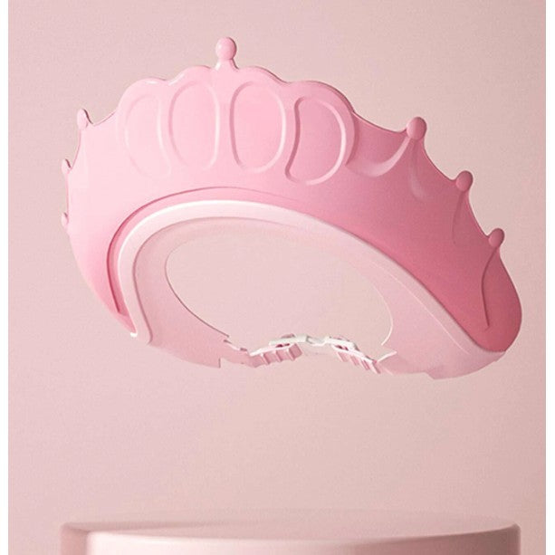 Viziera De Protectie Baie Pentru Copii, Fippy, Model Coronita, Dimensiune Ajustabila, Durabil, Usor De Curatat, Impotriva Samponului, Pentru Ochi Si Urechi, Tpe+Pp, 24X22 Cm - vivimall.ro