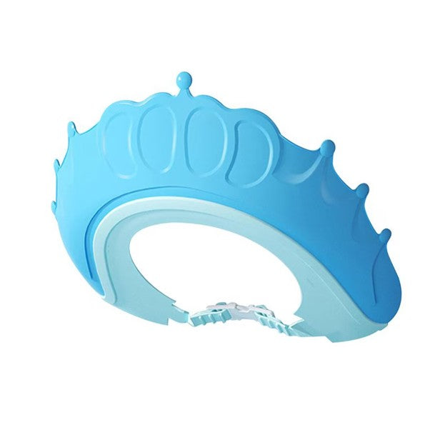 Viziera De Protectie Baie Pentru Copii, Fippy, Model Coronita, Dimensiune Ajustabila, Durabil, Usor De Curatat, Impotriva Samponului, Pentru Ochi Si Urechi, Tpe+Pp, 24X22 Cm - vivimall.ro