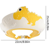 Viziera De Protectie Baie Pentru Copii, Fippy, Model Dinozaur, Dimensiune Ajustabila, Durabil, Usor De Curatat, Impotriva Samponului, Pentru Ochi Si Urechi, Tpe+Pp, 22X21 Cm - vivimall.ro