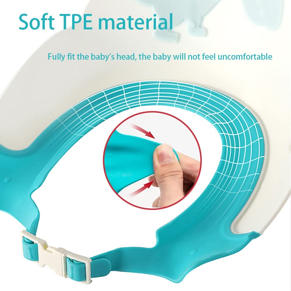 Viziera De Protectie Baie Pentru Copii, Fippy, Model Hipopotam, Dimensiune Ajustabila, Durabil, Usor De Curatat, Impotriva Samponului, Pentru Ochi Si Urechi, Tpe+Pp, 22X21 Cm - vivimall.ro