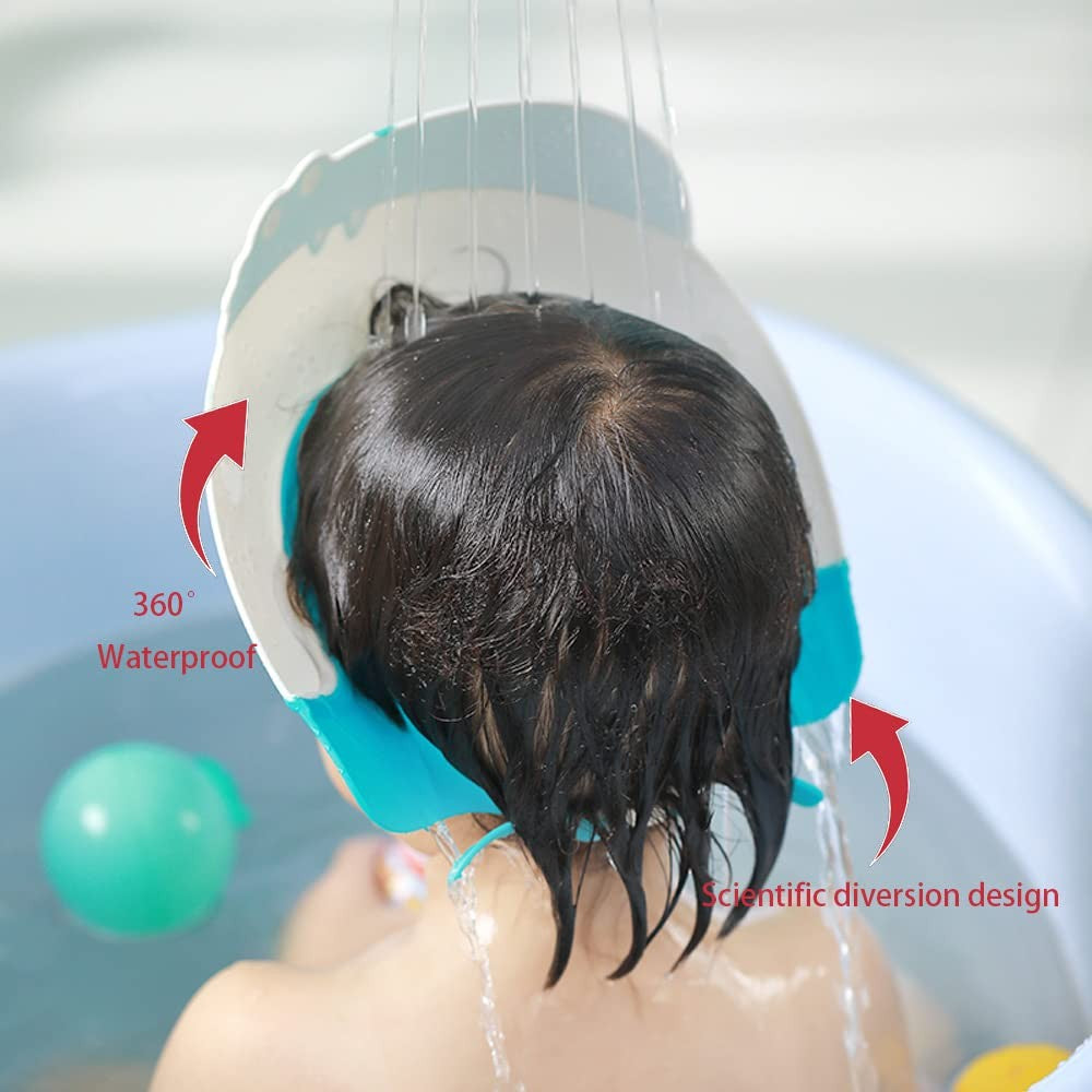 Viziera De Protectie Baie Pentru Copii, Fippy, Model Hipopotam, Dimensiune Ajustabila, Durabil, Usor De Curatat, Impotriva Samponului, Pentru Ochi Si Urechi, Tpe+Pp, 22X21 Cm - vivimall.ro