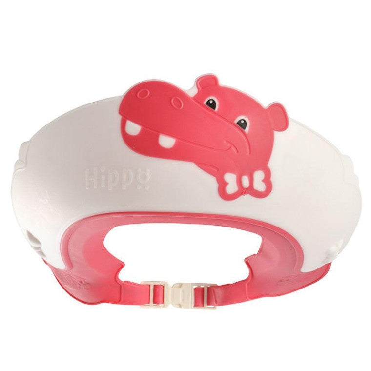 Viziera De Protectie Baie Pentru Copii, Fippy, Model Hipopotam, Dimensiune Ajustabila, Durabil, Usor De Curatat, Impotriva Samponului, Pentru Ochi Si Urechi, Tpe+Pp, 22X21 Cm - vivimall.ro