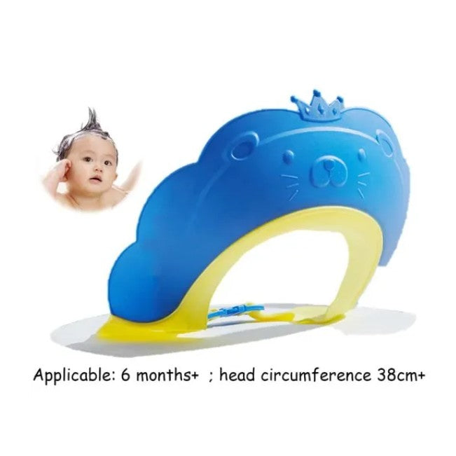 Viziera De Protectie Baie Pentru Copii, Fippy, Model Coronita Leu, Dimensiune Ajustabila, Durabil, Usor De Curatat, Impotriva Samponului, Pentru Ochi Si Urechi, Tpe+Pp, 21X20.5 Cm - vivimall.ro