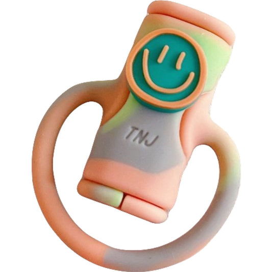 Protectie cablu USB Vivimall, din silicon, model 4, multicolor - vivimall.ro