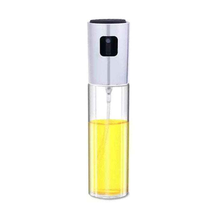 Pulverizator Ulei, Otet, Din Sticla, 100 Ml, Reincarcabil, Masura 90 Ml, Capac Mat,