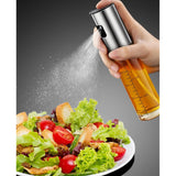 Pulverizator Ulei, Otet, Vivimall, din Sticla, 100 ml, Reincarcabil, 18.3 x 4.3 cm, Masura 90 ml, Capac Lucios, Auriu - vivimall.ro