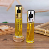 Pulverizator Ulei, Otet, Vivimall, din Sticla, 100 ml, Reincarcabil, 18.3 x 4.3 cm, Masura 90 ml, Capac Lucios, Auriu - vivimall.ro