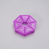 Cutie Separator Medicamente Cu Zilele Saptamanii, Plastic, 7 Compartimente - vivimall.ro