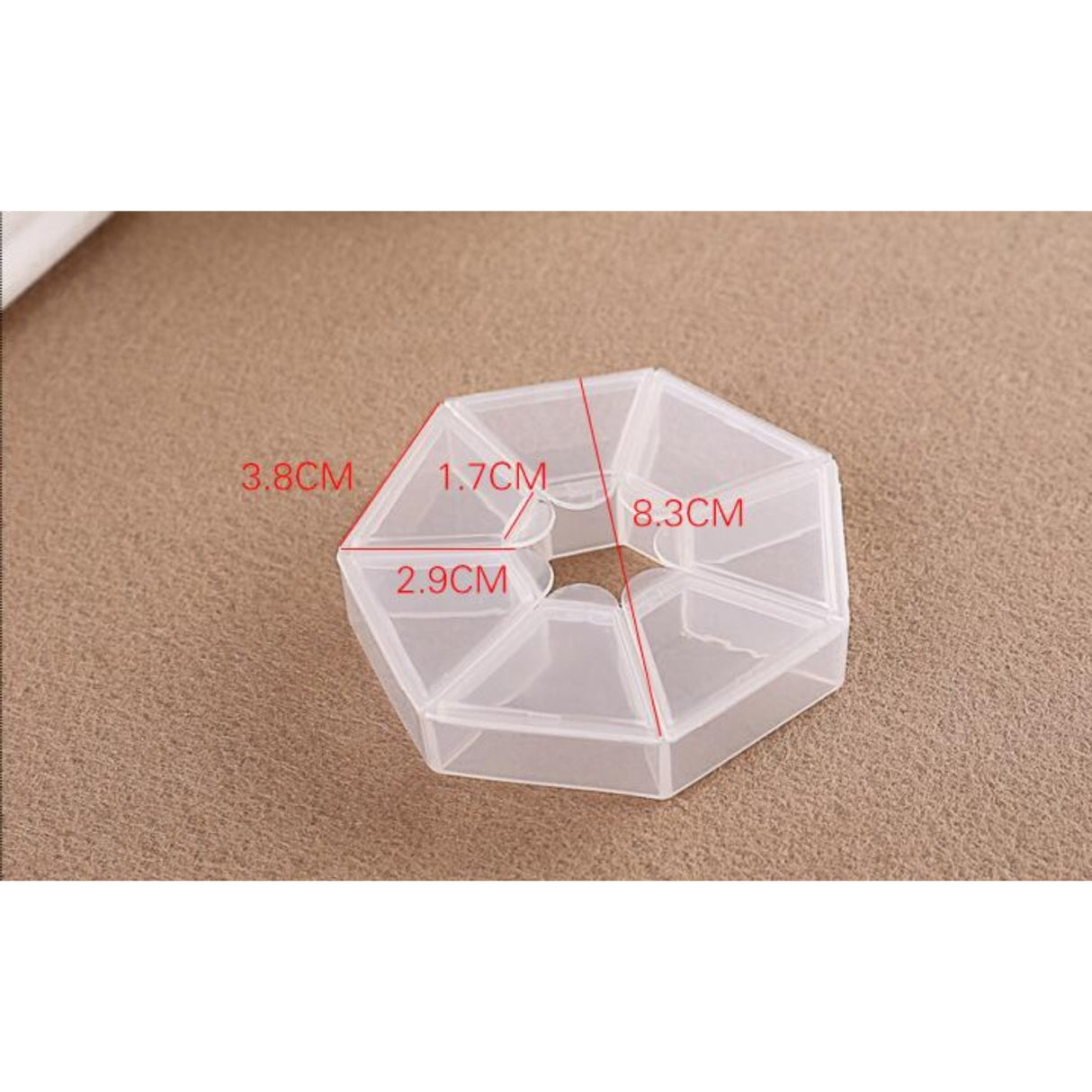 Cutie Separator Medicamente Cu Zilele Saptamanii, Plastic, 7 Compartimente - vivimall.ro