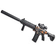 Pusca De Jucarie M416 Ultrarealista, Cu Luneta, 10 De Proiectile Din Spuma Moale, Fara Cartuse, 95 Cm, 8 Ani+, Negru - vivimall.ro