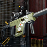 Pusca de Jucarie Cameleon Ultrarealista, Vivimall, cu Luneta, 20 de Proiectile din Spuma Moale, 10 Cartuse, 80 cm, 8 ani+, Verde - vivimall.ro