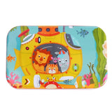 Puzzle 60 De Piese Din Lemn In Cutie Metalica, Model Submarin, Educativ, Dezvoltare Abilitati Cognitive, Pentru Prescolari, 22.5X13.5 Cm, Multicolor - vivimall.ro